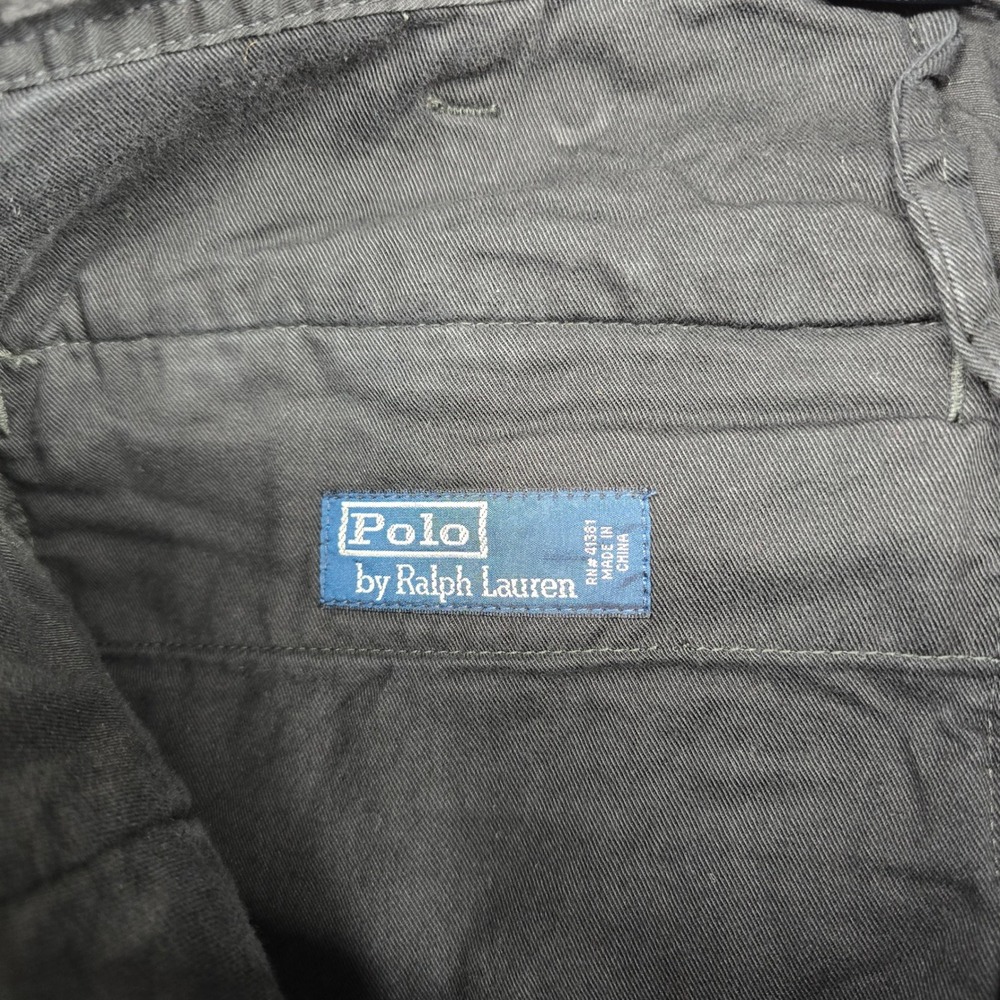 Polo Ralph Lauren Cargo Pants Mens 42x32 Utility Multi Black Paratrooper Flight‎ - Picture 12 of 14
